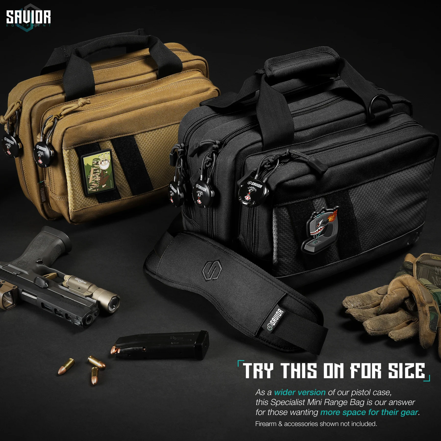 Savior Mini Range Bag Schwarz, Bild 2 von 6