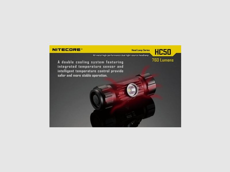 Nitecore HC50 linterna frontal 760 lúmenes, imagen 15 de 25