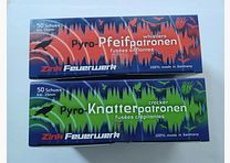 Pfeif/Knatter Patronen 15mm 