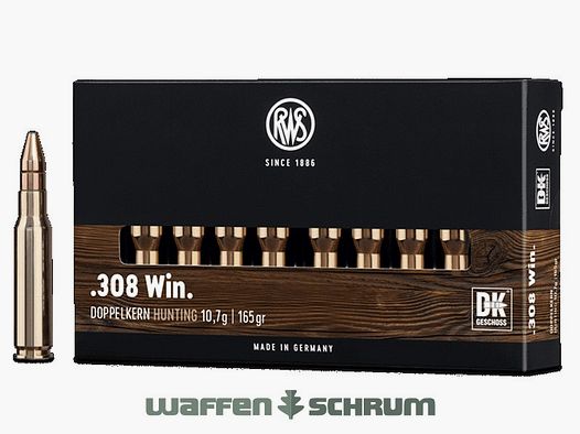 RWS Doppelkern 10,7g - 165gr .308Win