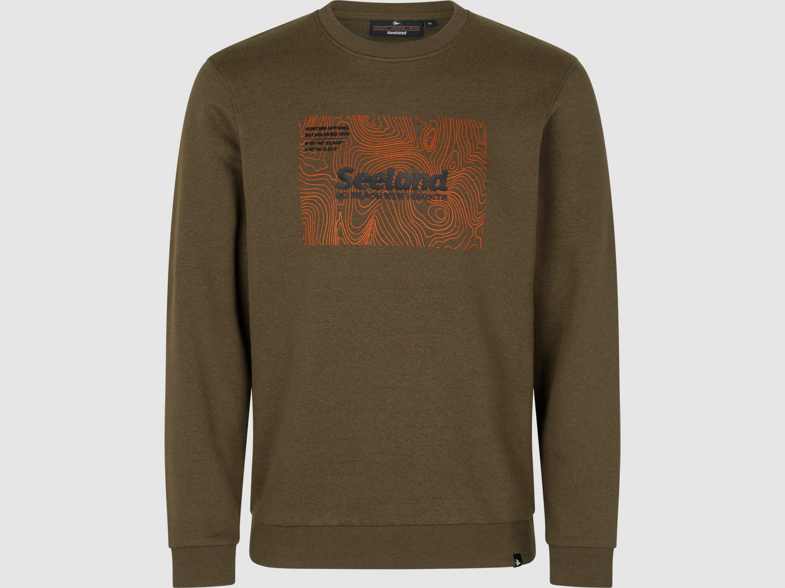 Seeland Sweatshirt Pulse  Dark Olive Melange