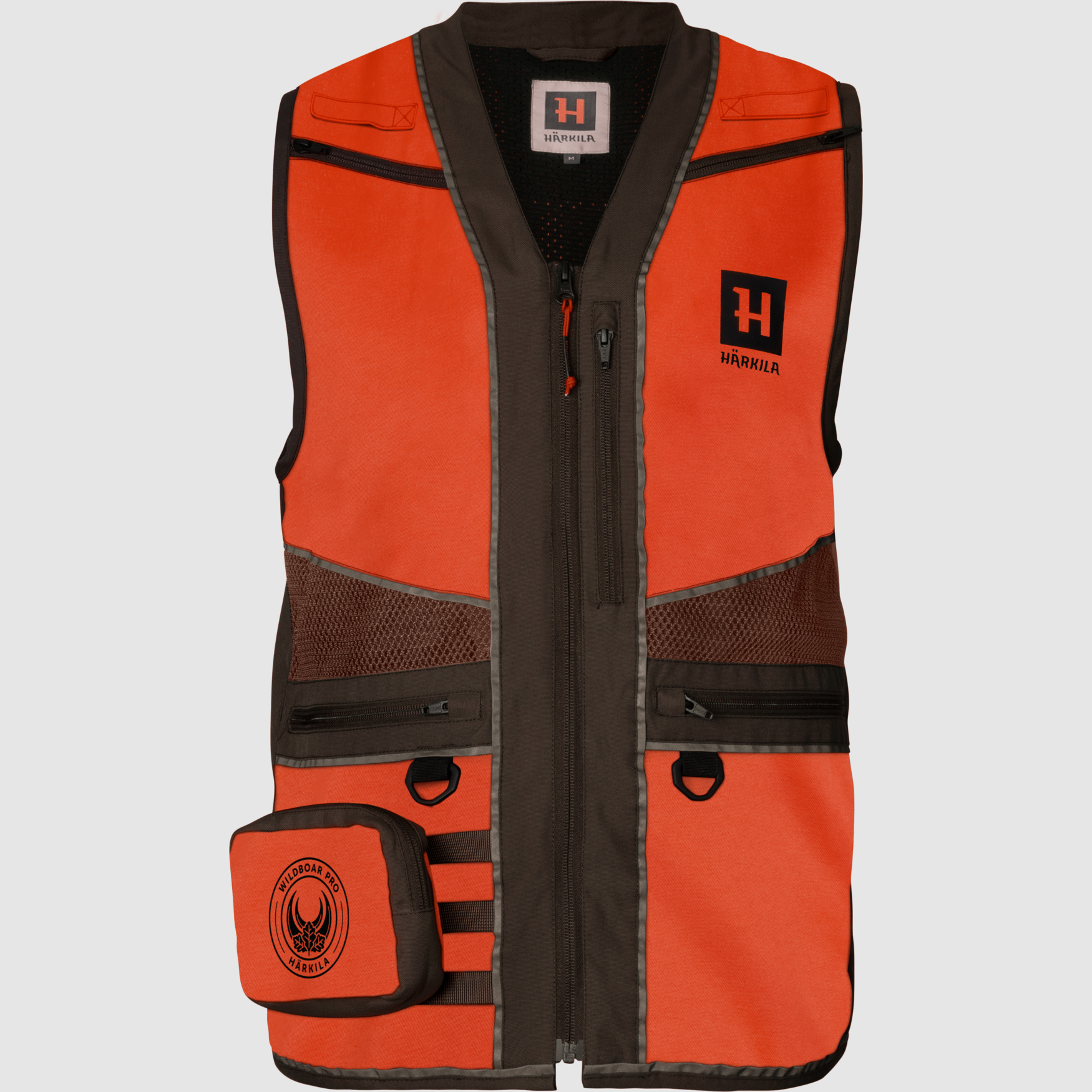 Härkila Wildboar Pro Blaze Weste Herren Orange Blaze/Braun, XL