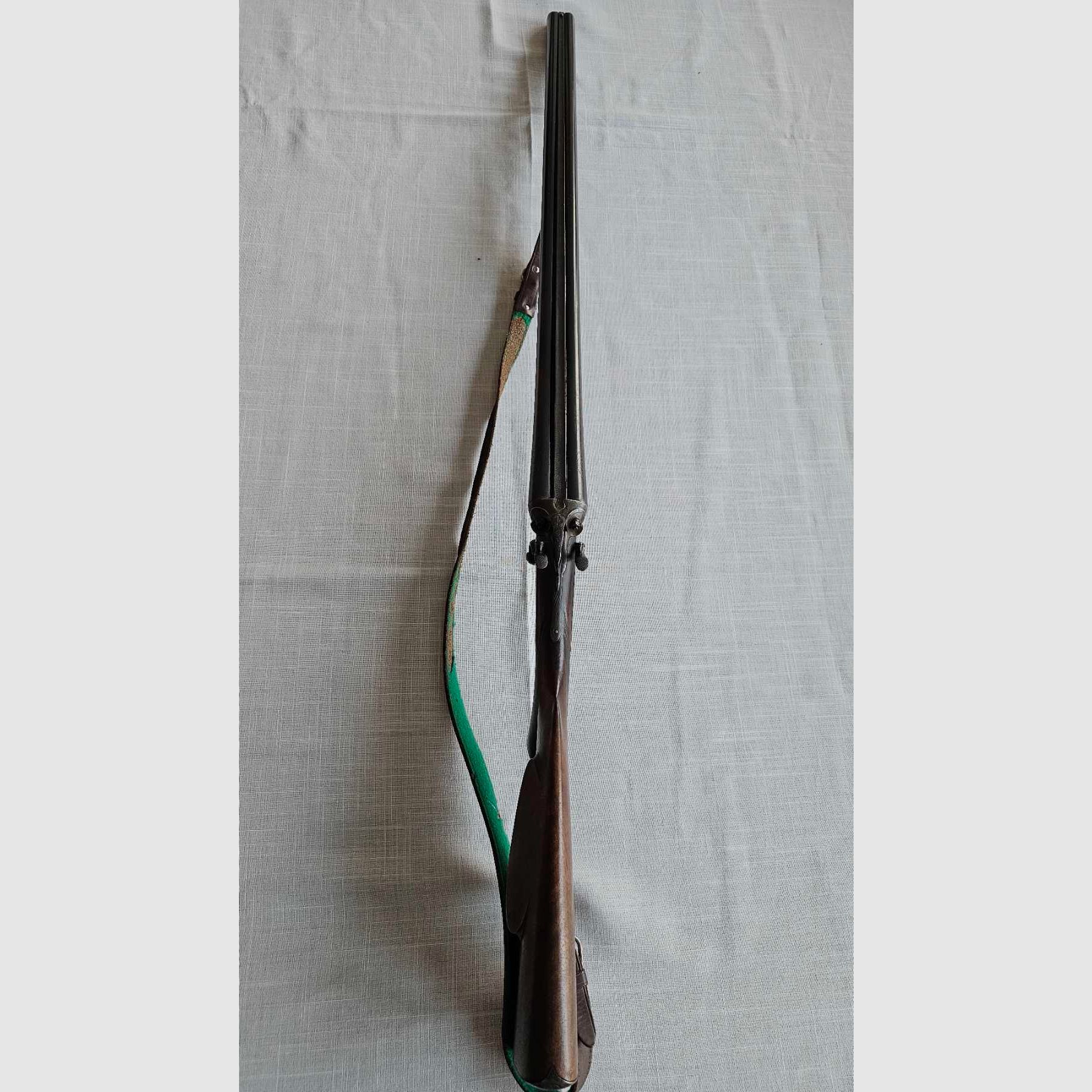 Historische Jagdflinte Franz Sodia, Kal. 16/16, Baujahr 1914