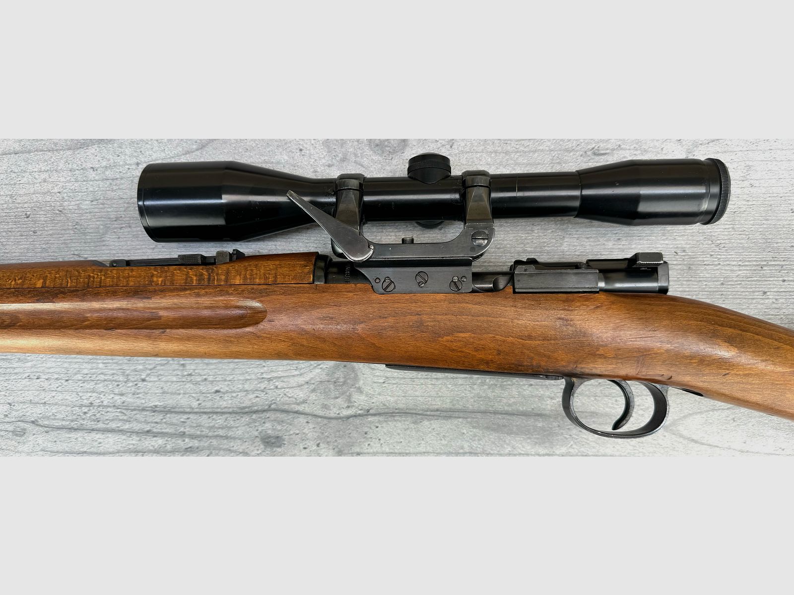 Carl Gustaf/ Husqvarna M/38 6.5x55mm with side mount + S&B 12x42 scope