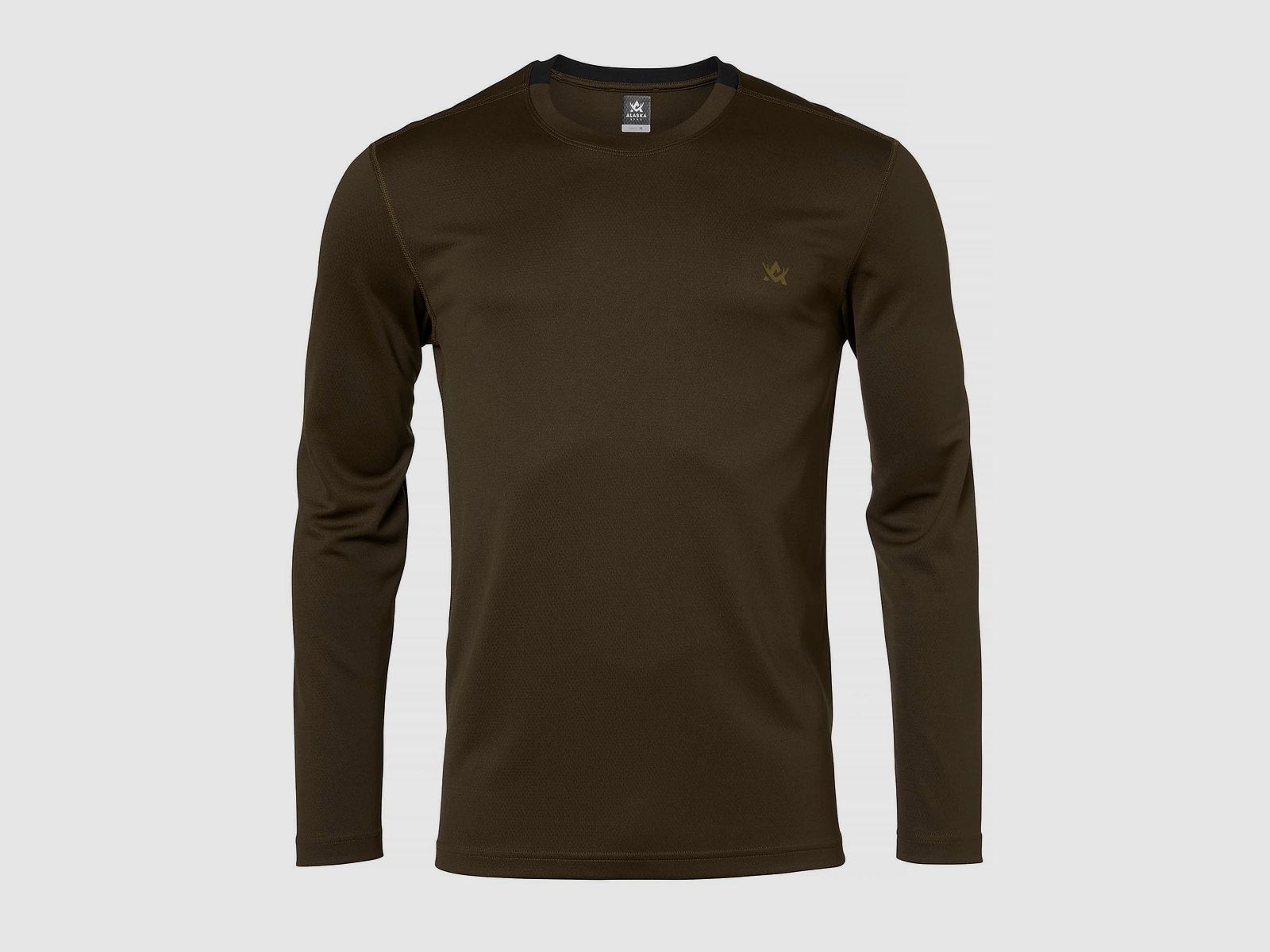Alaska 1795 CoolDry L/S T-Shirt Herren Solid Brown L
