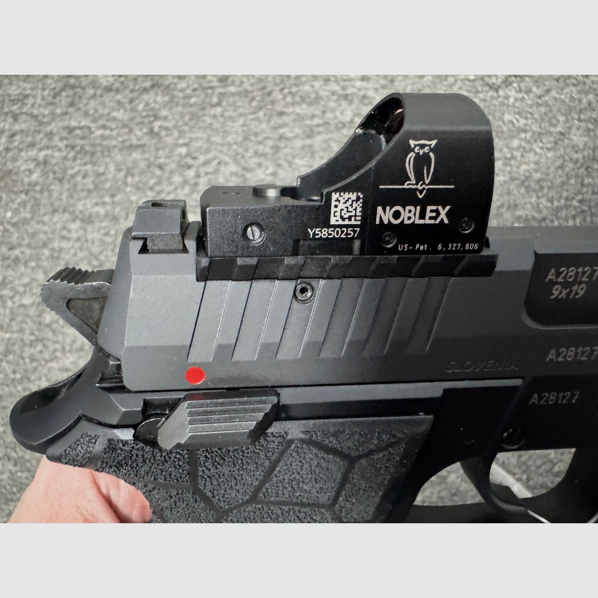 Arex Zero 2S OR 4.2 inch full size, 9mm Para with Noblex sight NV 1x25 OS - new item