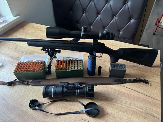Sako 85 XL 338 Lapua + Zeiss V8+ accessori