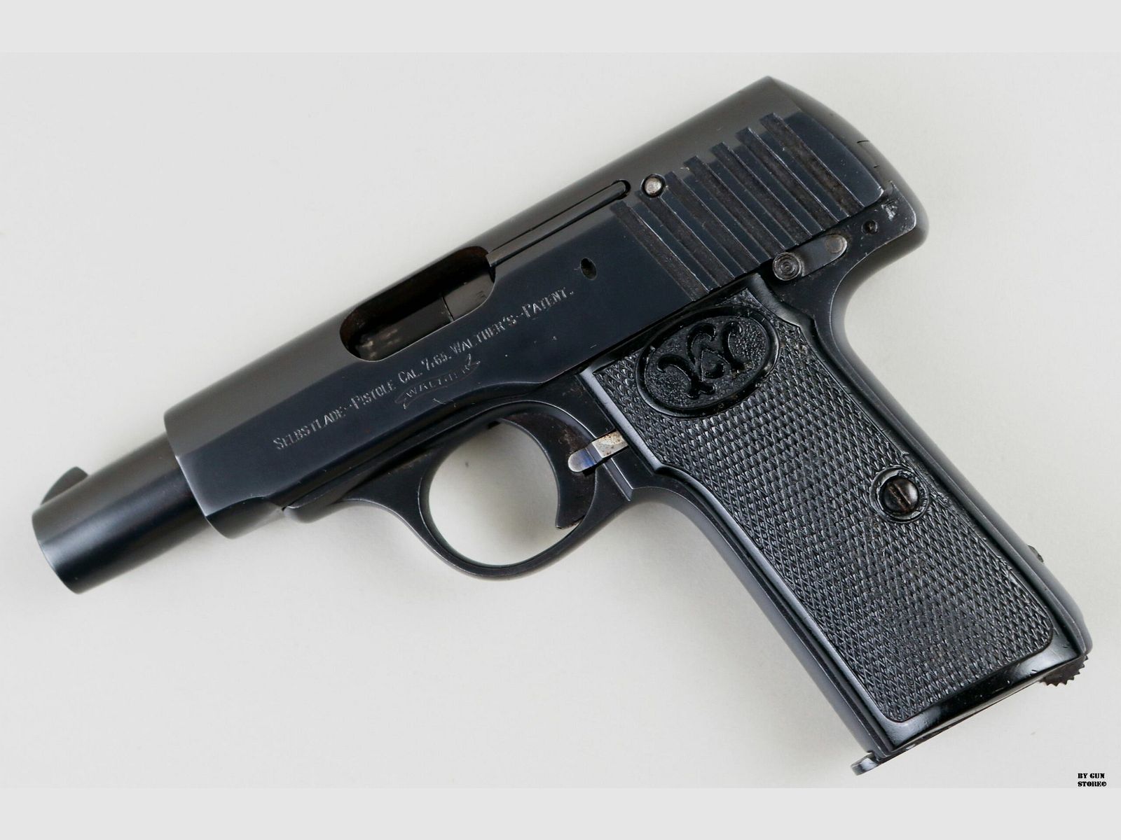 Walther mod. 4-pistool kal. 7,65 mm seriennr. 43345, afbeelding 2 van 7