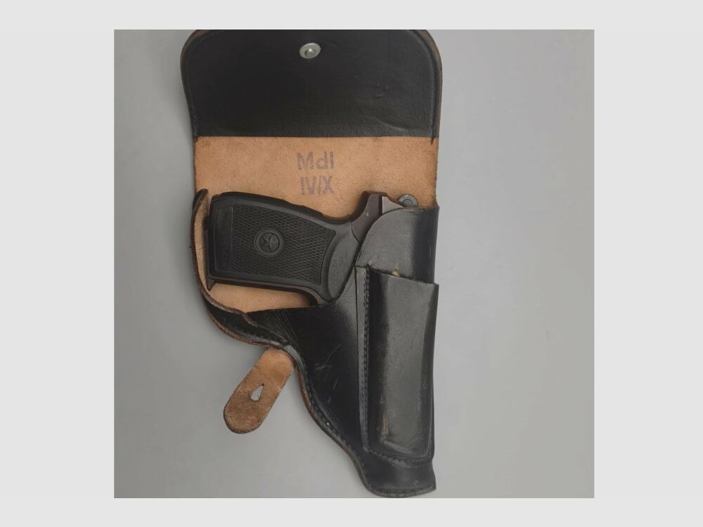 Makarow IJ70-18A Sporting PM Pistole 4mm M20 Ex 9mm Makarow Mit Holster MDI