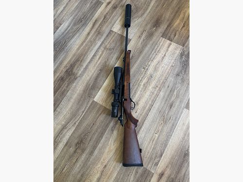 Haenel Jaeger 10 Komplettset inkl. Zielfernrohr und Schalldämpfer 