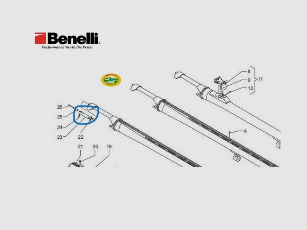 BENELLI Auswerfer Super Black Eagle - 130G