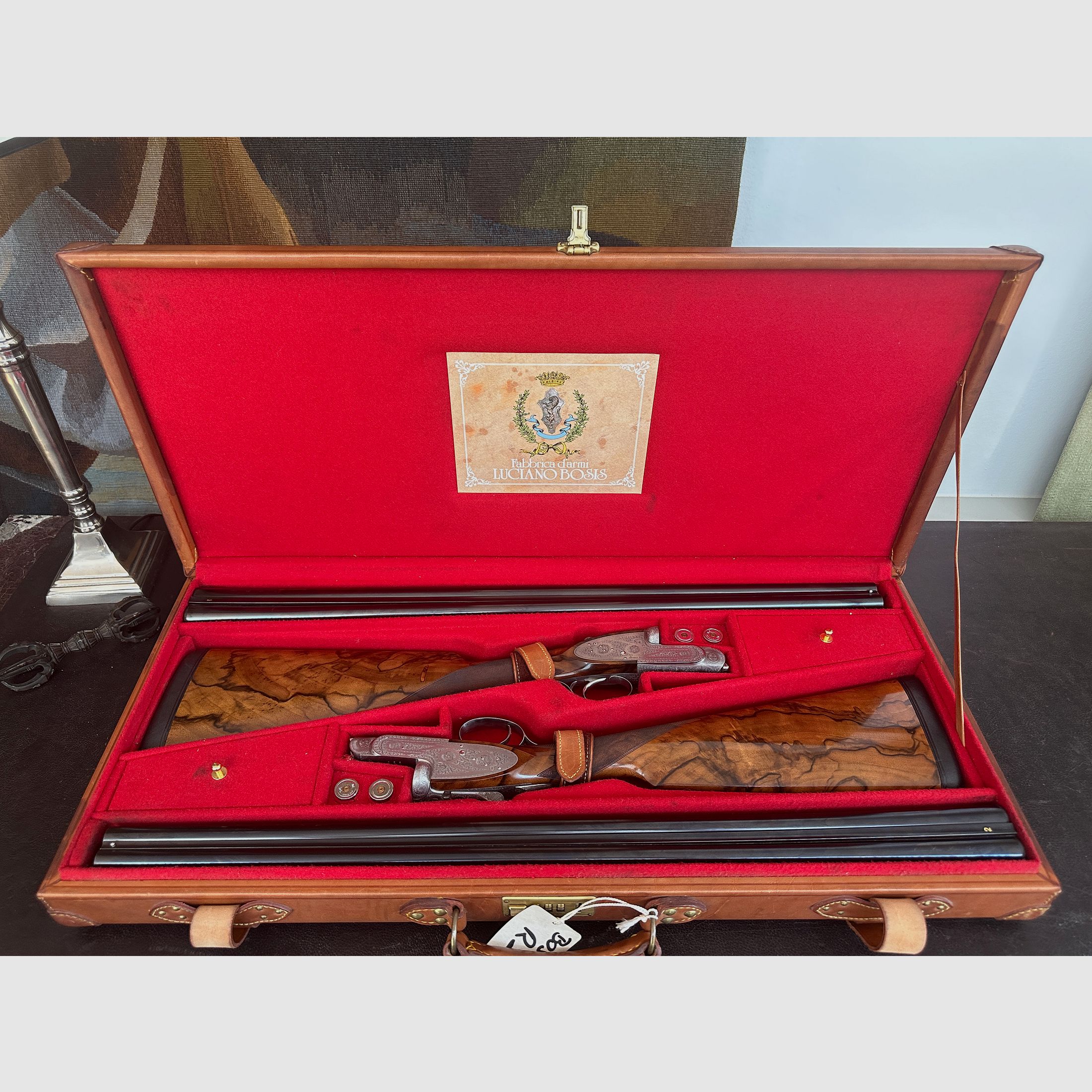 Luciano Bosis Queen - Fine side-lock shotgun pair in caliber 20