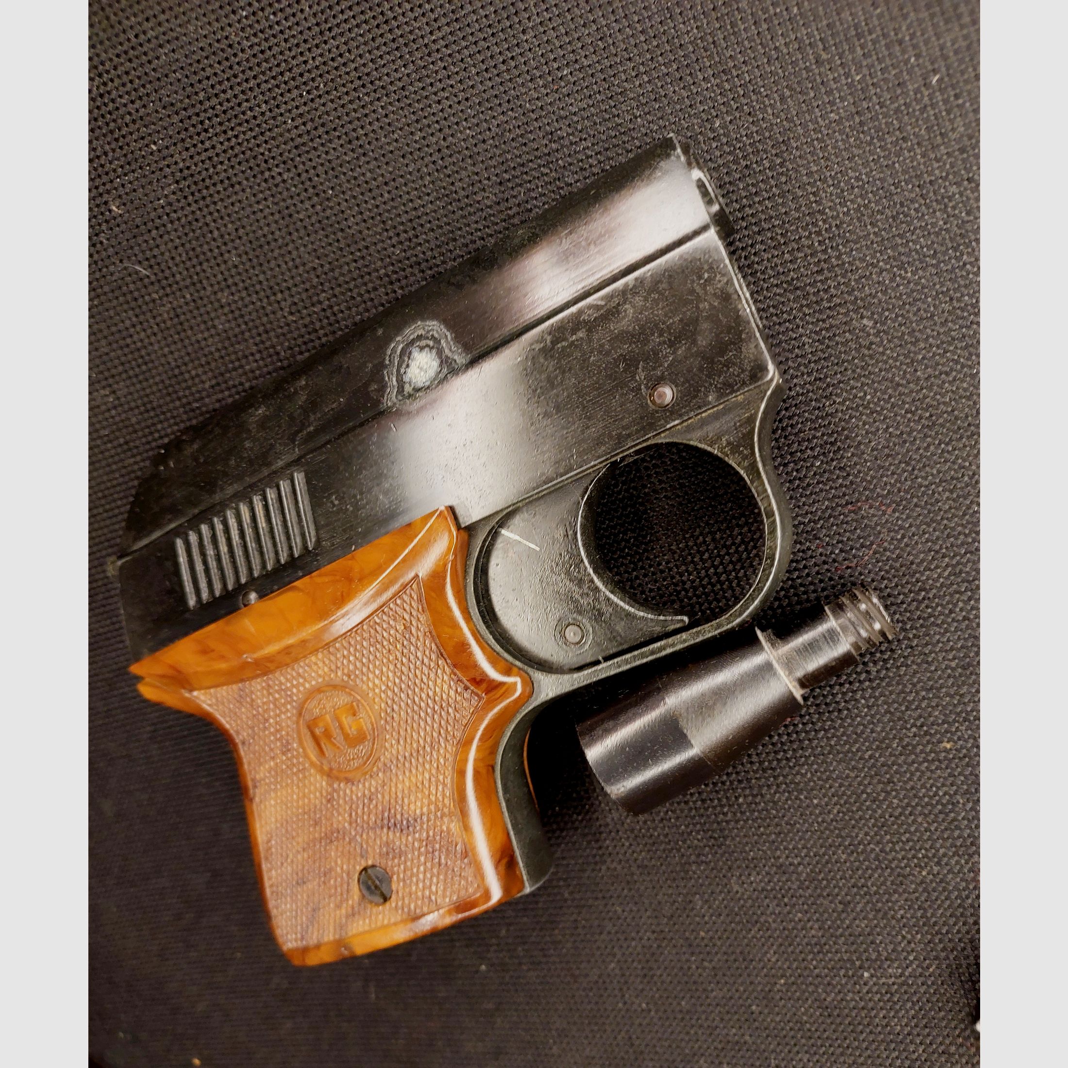 Pocket pistol RG3 - Röhm RG 3 blank firing pistol cal. 6mm Flobert (PTB 33)