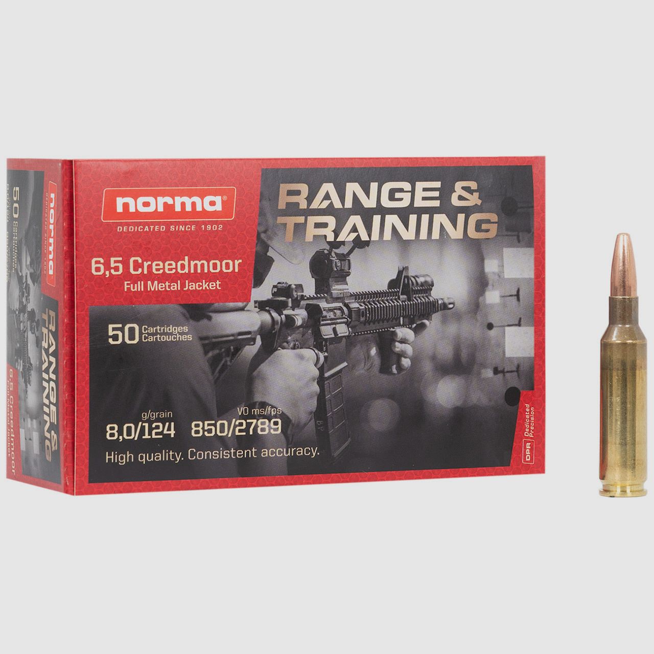 Norma 6.5 Creedmoor HP Range & Training Indoor 85gr/5.5g