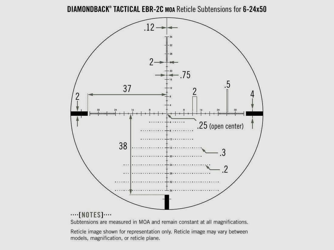 Vortex Diamondback Tactical 6-24×50 FFP MOA, Bild 5 von 5