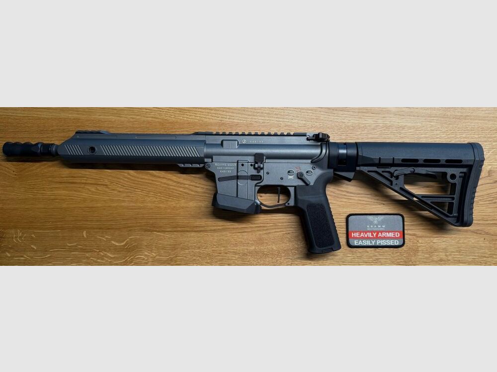 Schmeisser AR15-9 S4F Dynamic PCC — Grey Edition, 10,5″, Bild 2 von 3