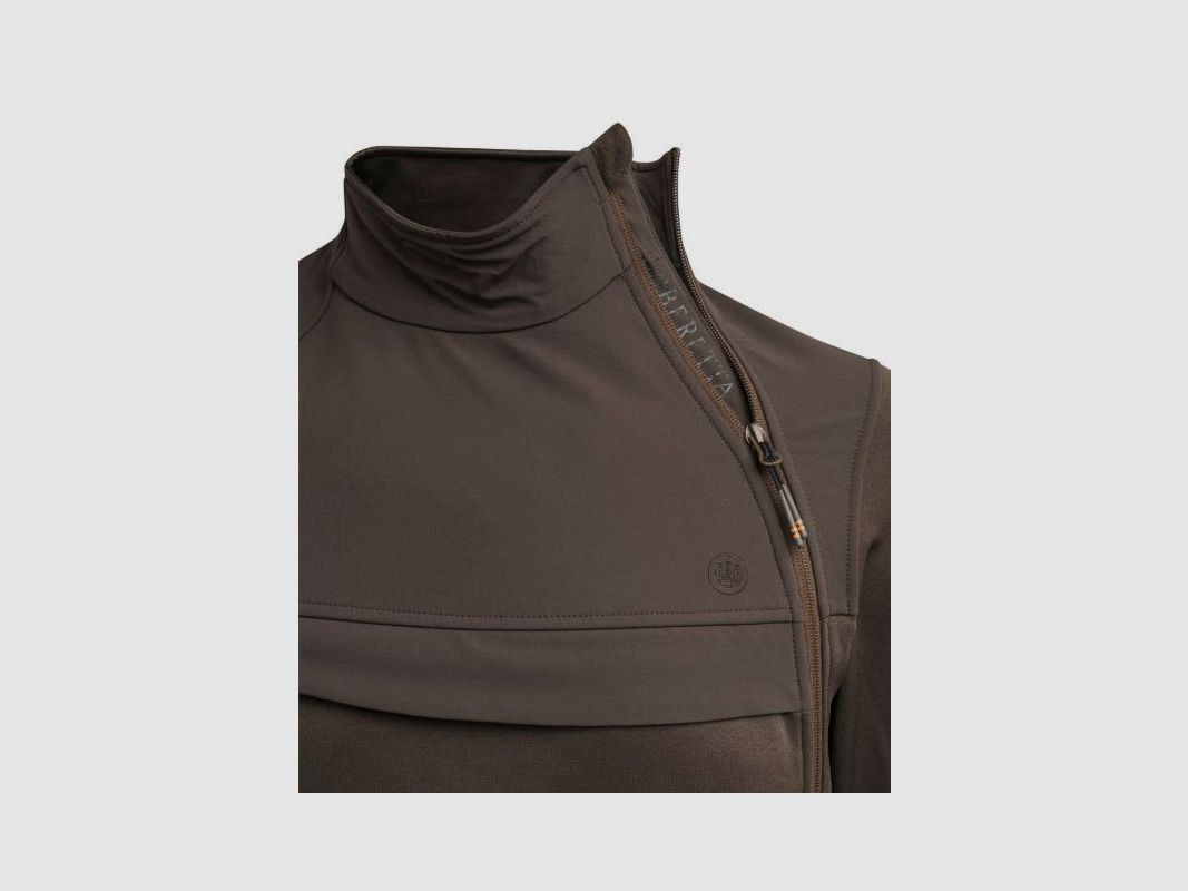 Technische Fleecejacke Beretta mit Fernglashalterung braun Modell Binostash Anorak Art. P3771 T2312 08AA BERETTA, Bild 3 von 6