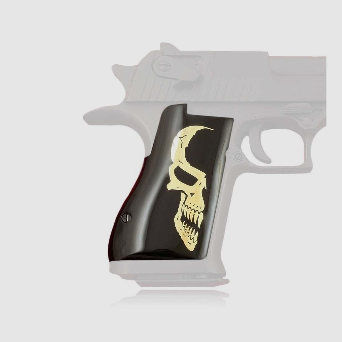 KSD Grips Griff Acrylic Schwarz Skull