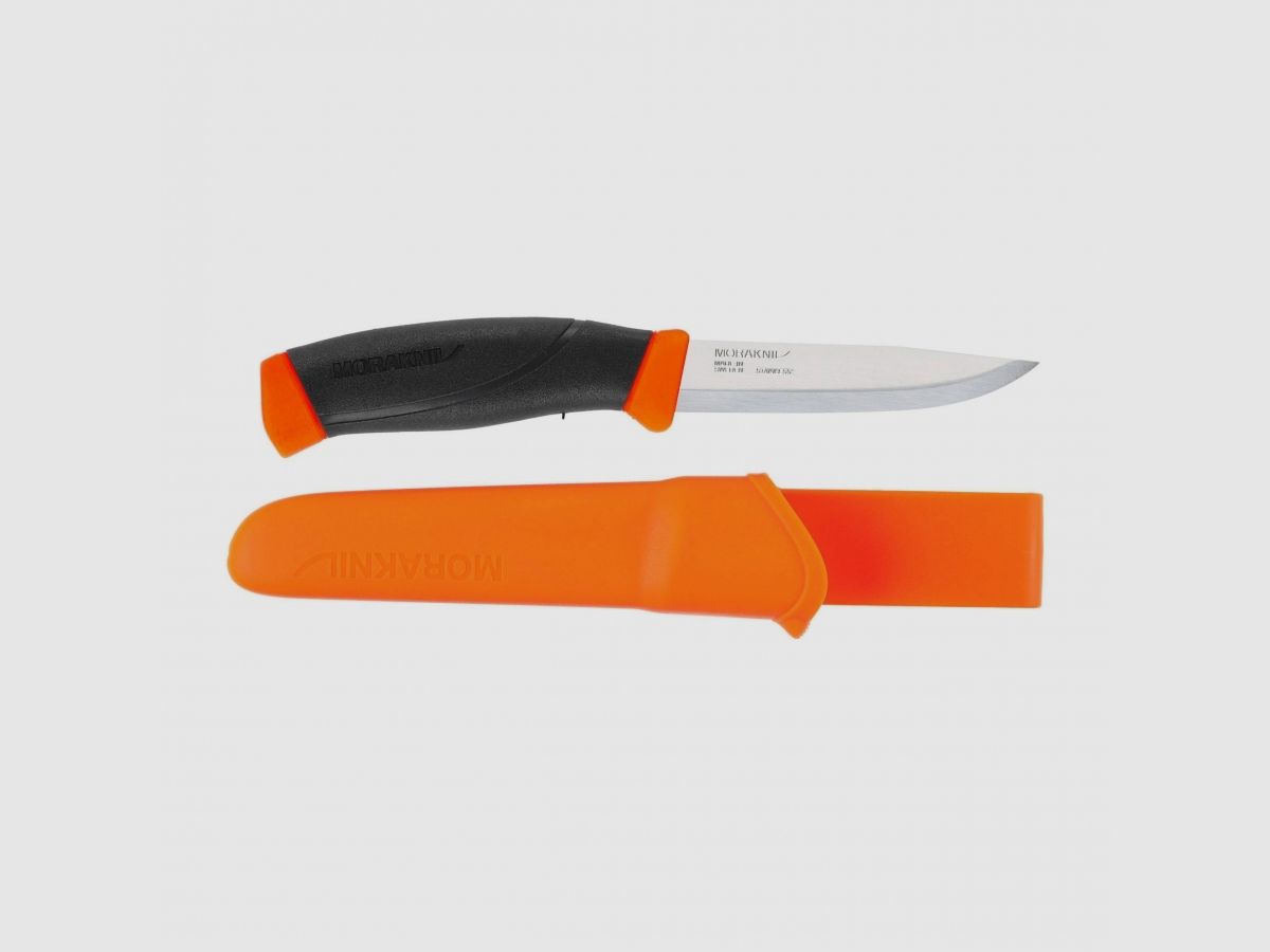 Coltello Mora Companion in acciaio inossidabile, arancione
