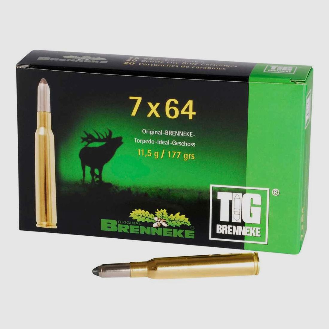 7x64 TIG 11,5g/177grs. Brenneke