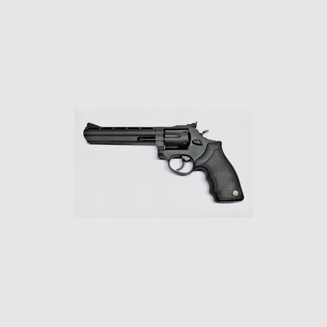 TAURUS 689 357 MAG BRÜNIERT 6" 6 RD KORN MIT ROTEM EINSATZ, Bild 1 von 2