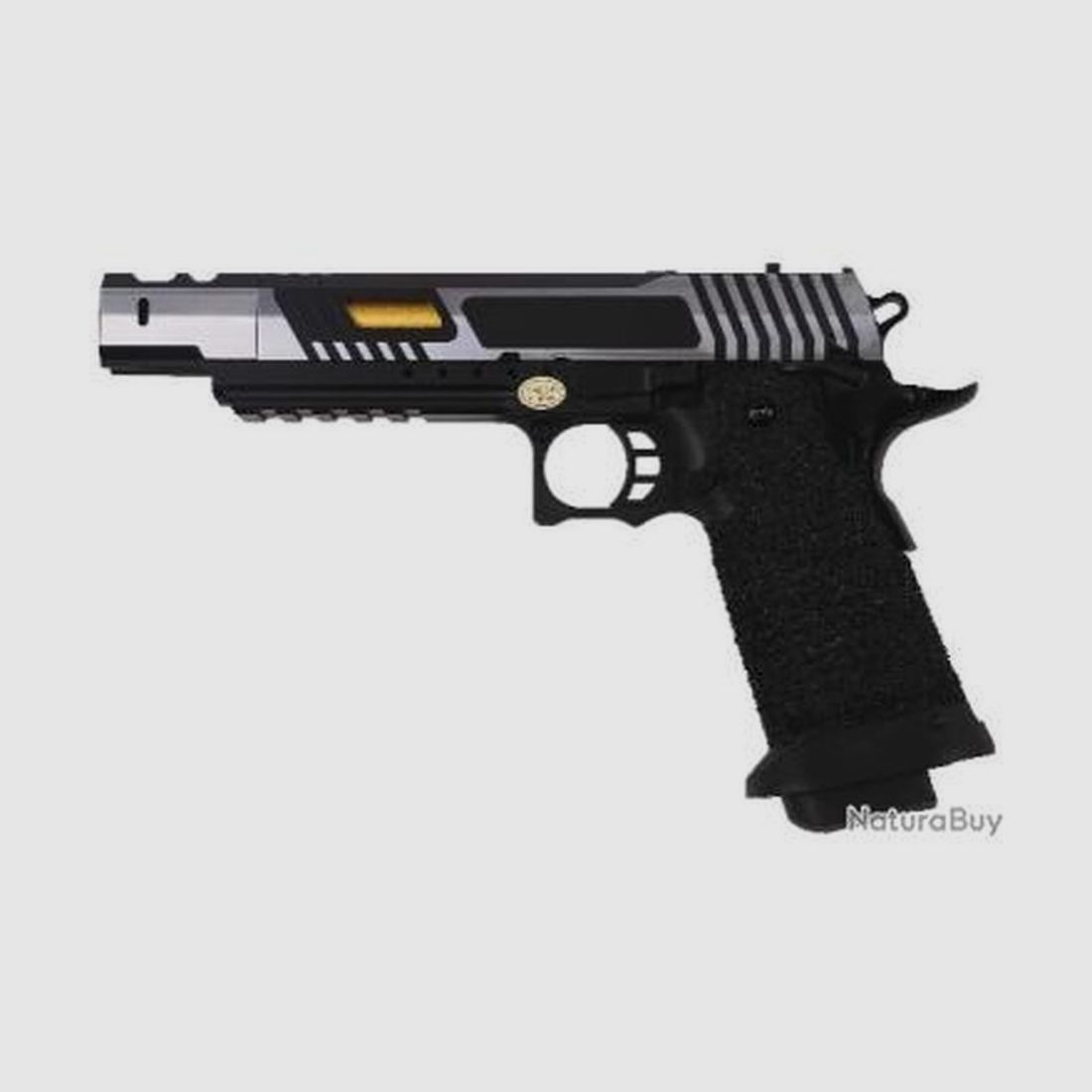 GBB Hi-Capa 5.1 Golden Eagle - Realistischer Blowback - Hohe Präzision - Für Präzisionsschießen und Training, Bild 3 von 5
