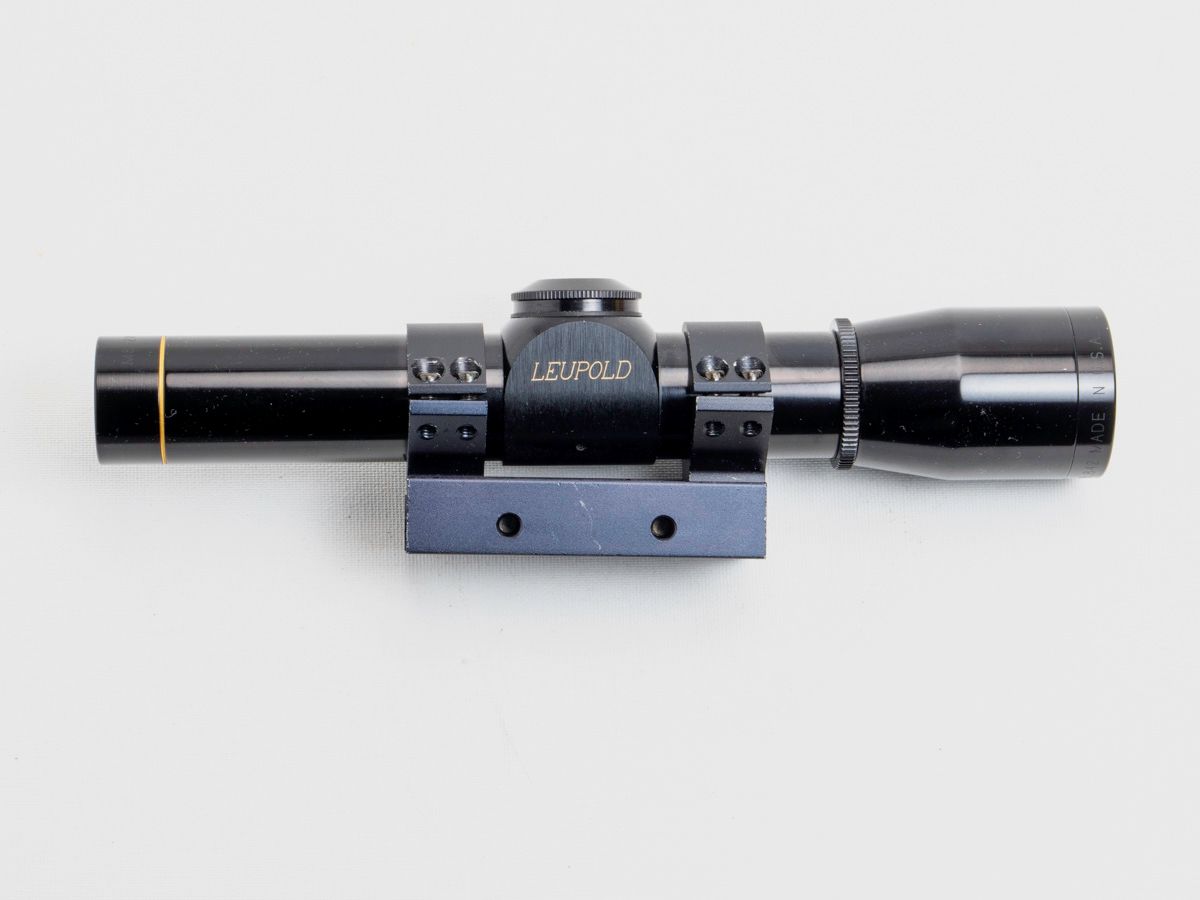 Leupold M8 2x20 EER verzamelstuk pistool scope Handgun Scope glanzend zwart, afbeelding 1 van 8