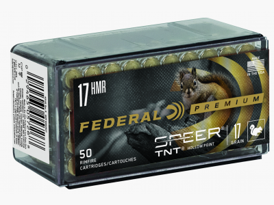 Federal Premium .17 HMR 1,1g TNT Jacketed Hollow Point Varmint & Predator
