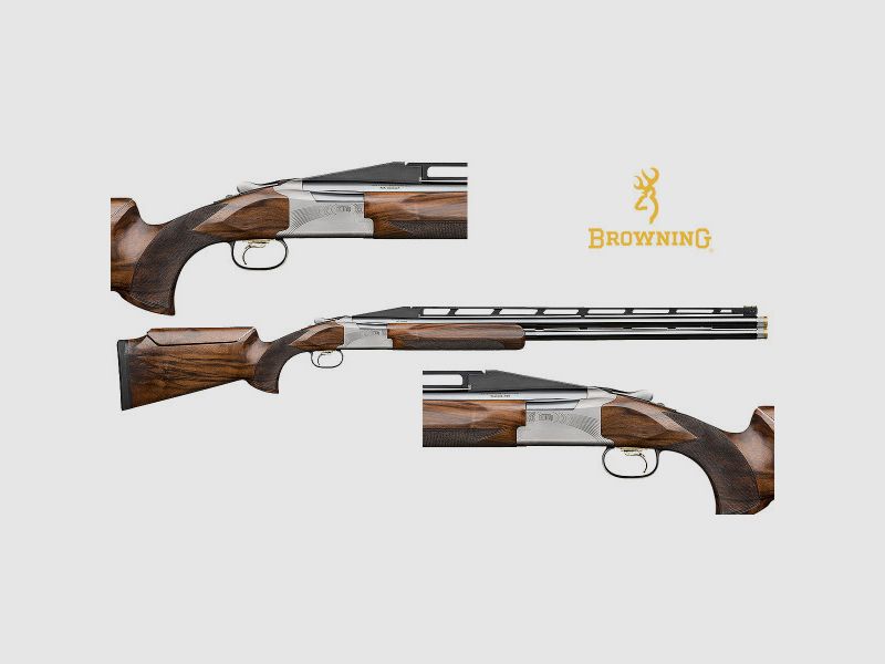 BROWNING B725 PRO TRAP HIGH RIB 12/70 81cm Lauflänge Bockdoppelflinte