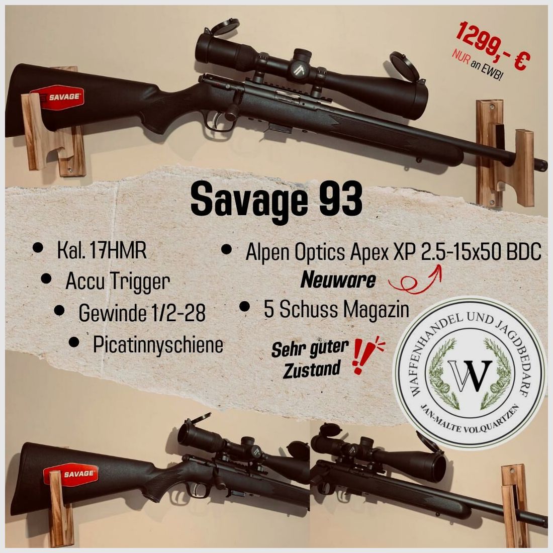 Savage 93 17HMR