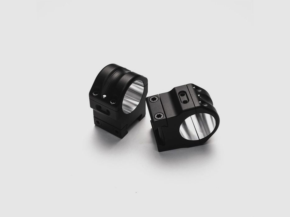AREA 419 SCOPE AREA 419 MATCH 34MM DIAMETER MEDIUM (1.10″) RINGS ALUMINUM BLACK, imagen 1 de 3