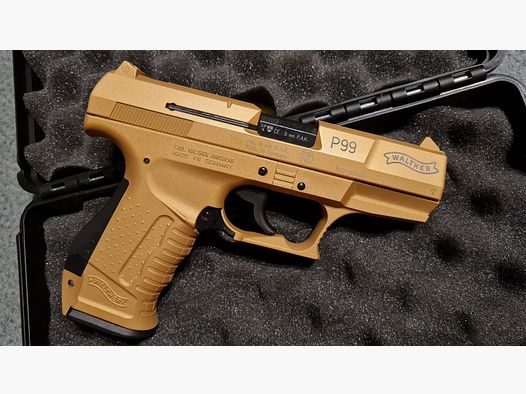 P99 Glacier Gold - 9mm P.A.K. - Limited
