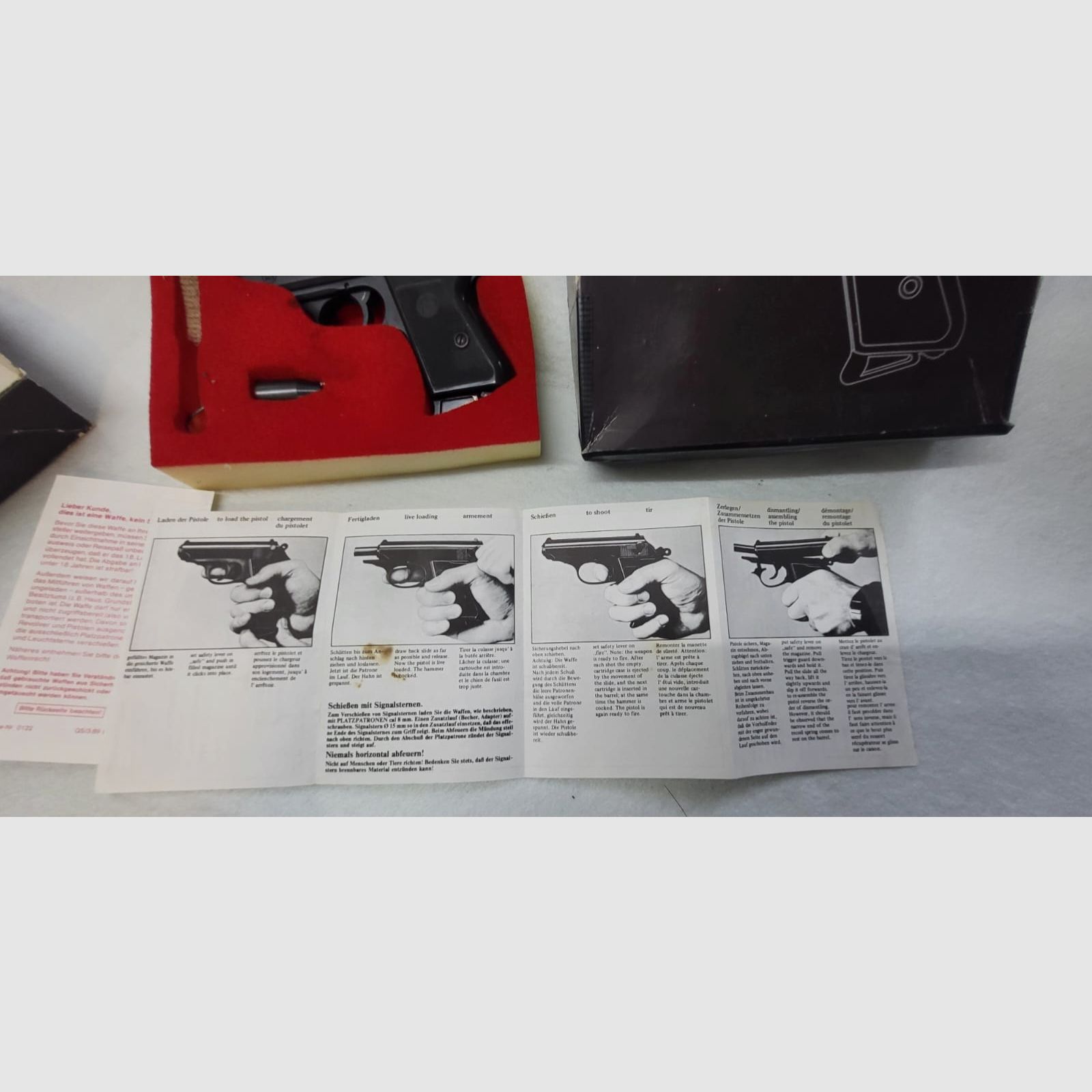   Schreckschusspistole Perfecta Mod.FBI  8000 cal. 8mm Platz 