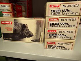 Norma Vulkan 308 11.7g 180gr