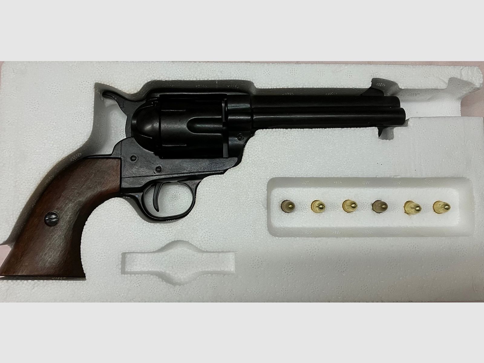 Colt Peacemaker Caliber .45 DENIX - DEKO - REVOLVER   (schwarz)