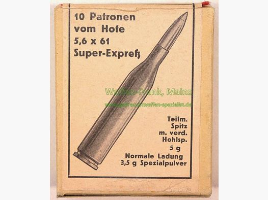 DWM, Karlsruhe cartouches de fusil 5,6x61SE