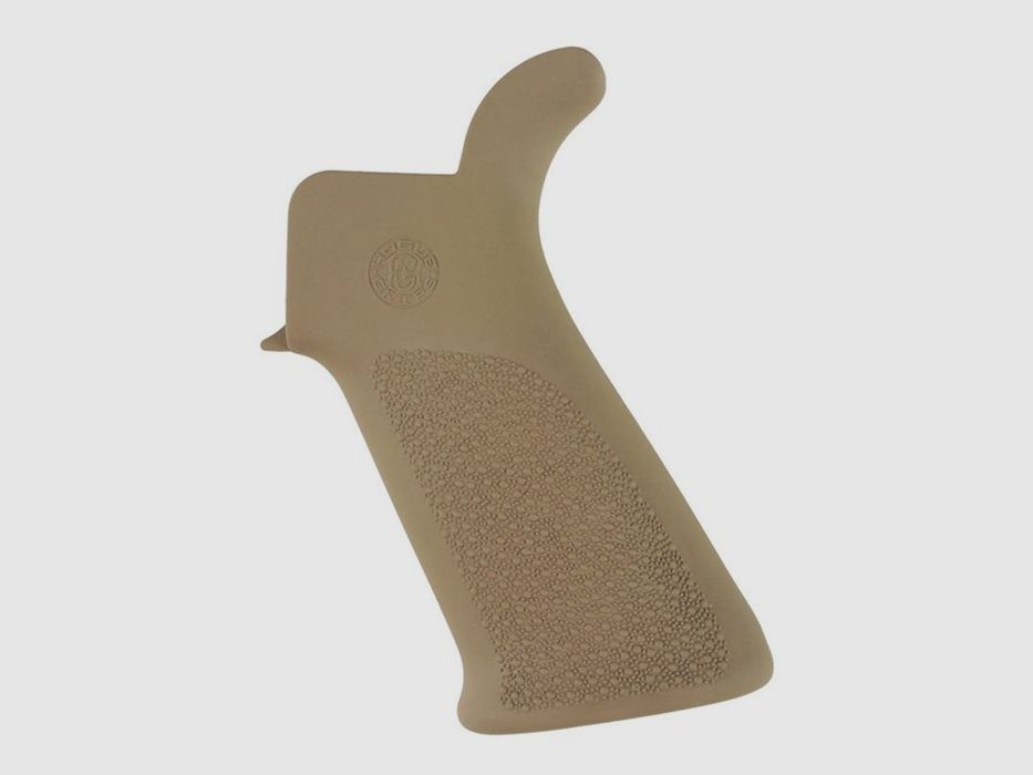 HOGUE OVERMOLDED FOR AR-15/M16 HOGUE AR-15/M-16 RUBBER GRIP BEAVERTAIL FLAT DARK EARTH, image 1 of 3