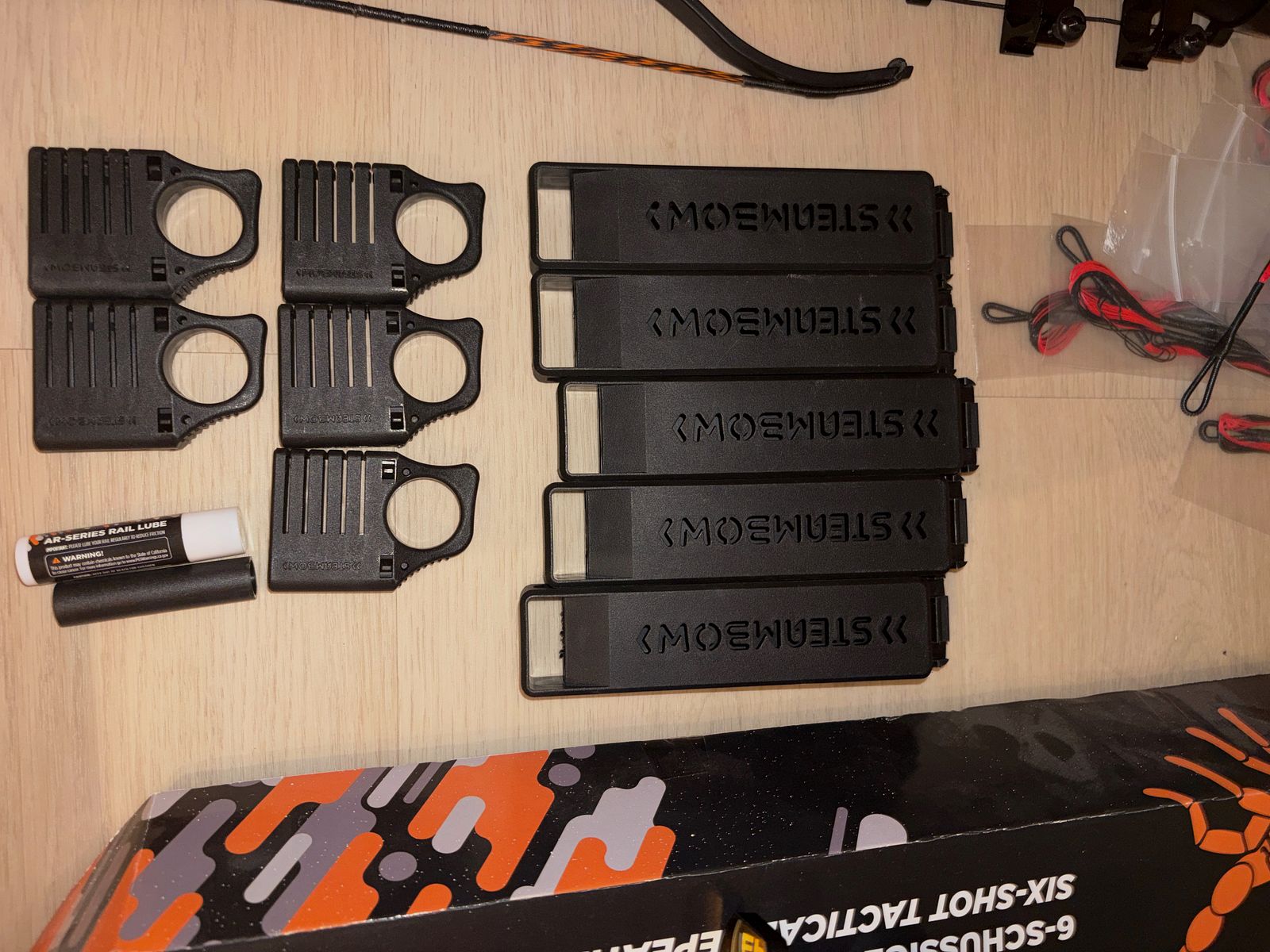 Steambow AR-6 Stinger II Tactical Complete Set | over 260 arrows | PRO Throwing Arm | like new