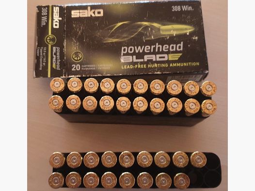 Sako .308 Win. Hülsen