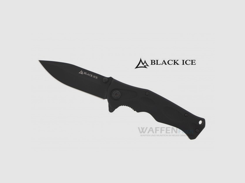 Black Ice Penta Opvouwmes met Flipperblad van 420 Staal