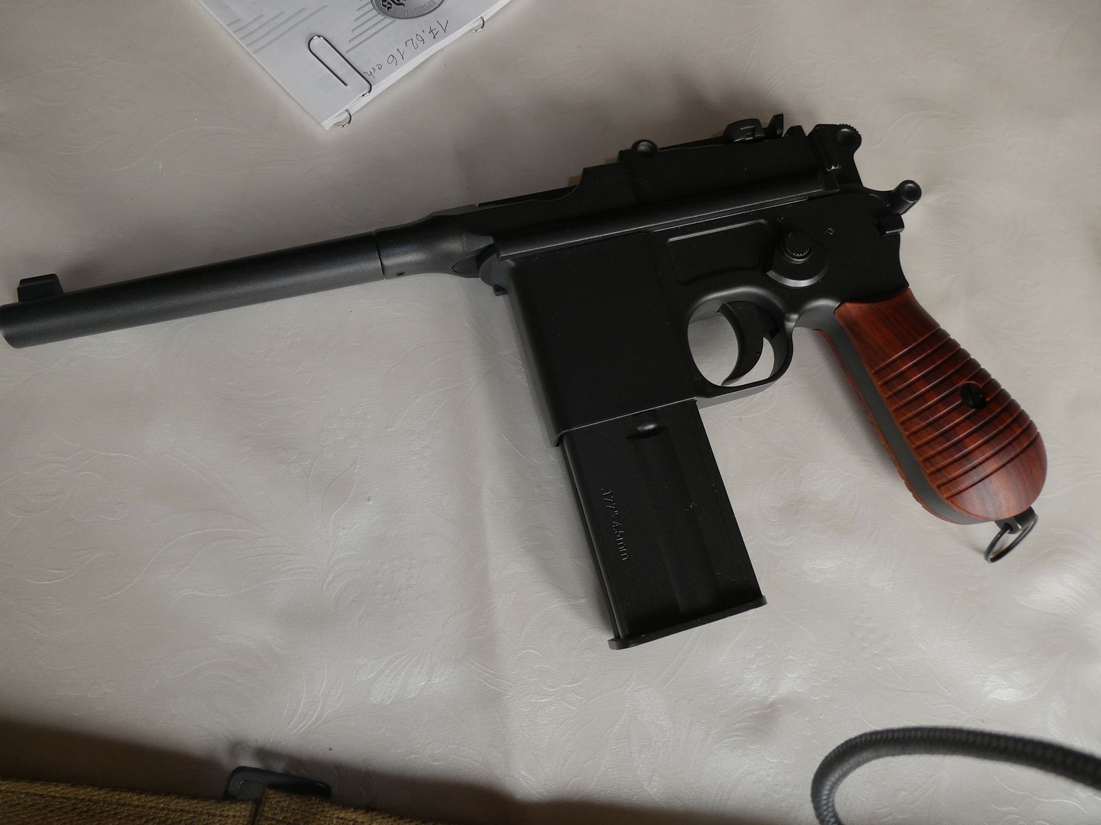 Umarex Legends Pistole C96 FM Blowback - 4,5 mm Stahl BB Co2-Pistole