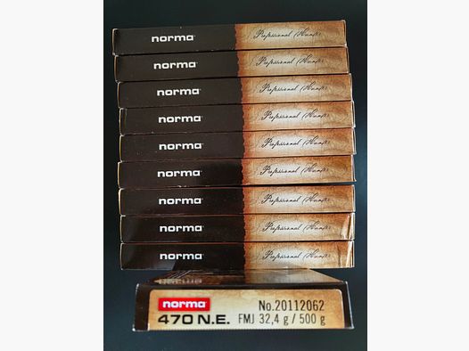 Norma Munition 470 N. E. Nitro Express
