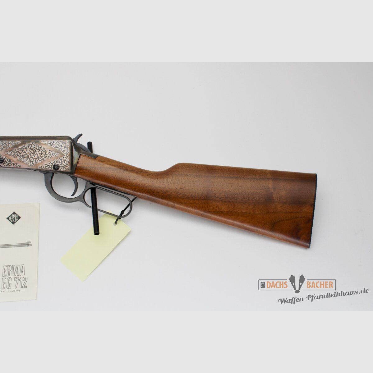UHR Rifle Erma EG 712 Cal.22lr, cañón octogonal, sistema plateado, imagen 2 de 8