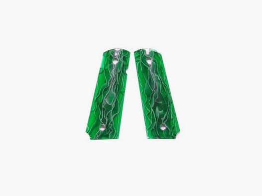 Grip Custom Alume Verde Colt 1911