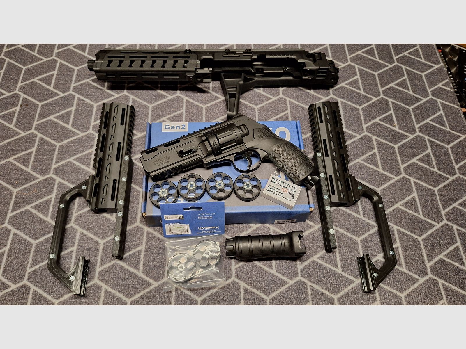T4E TR 50/HDR50 Gen2 Revolver Co2 cal .50 - Kit premium - Neuf !