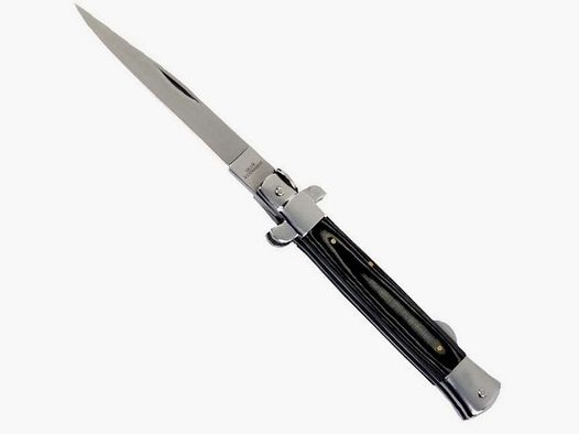 Cuchillo de bolsillo Stiletto clásico Micarta conforme al §42a para llevar legalmente