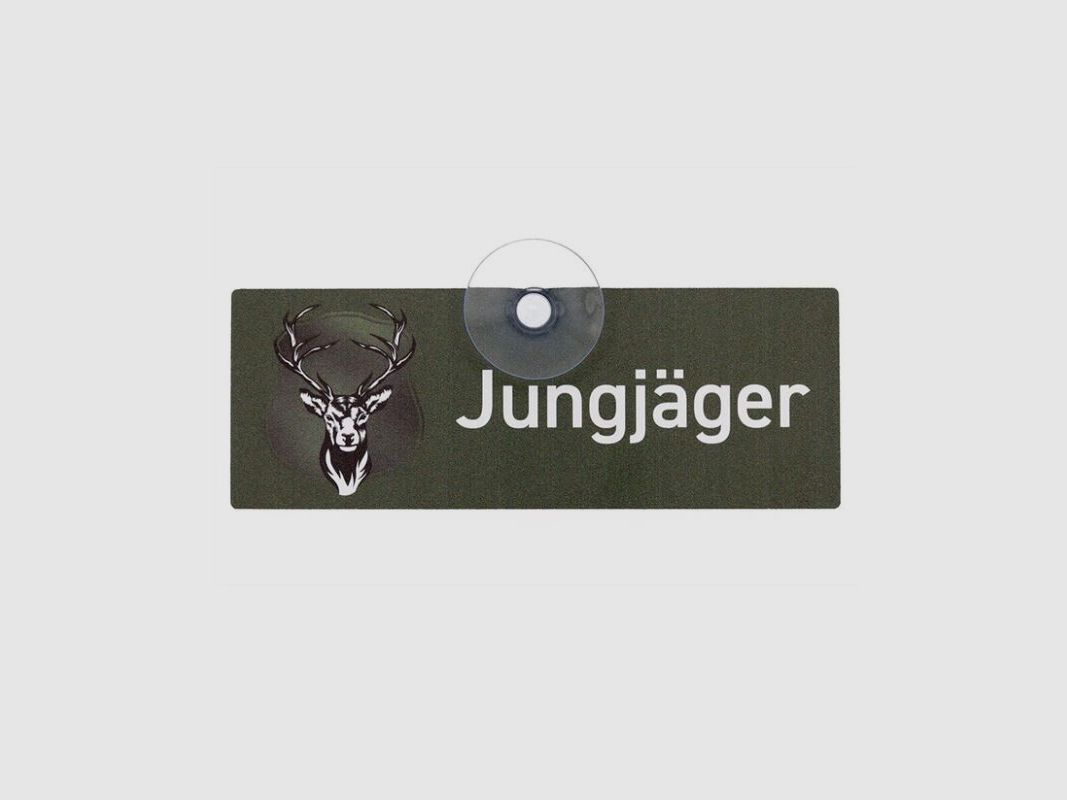 Wilde Hilde Saugnapfschild "Jungjäger"