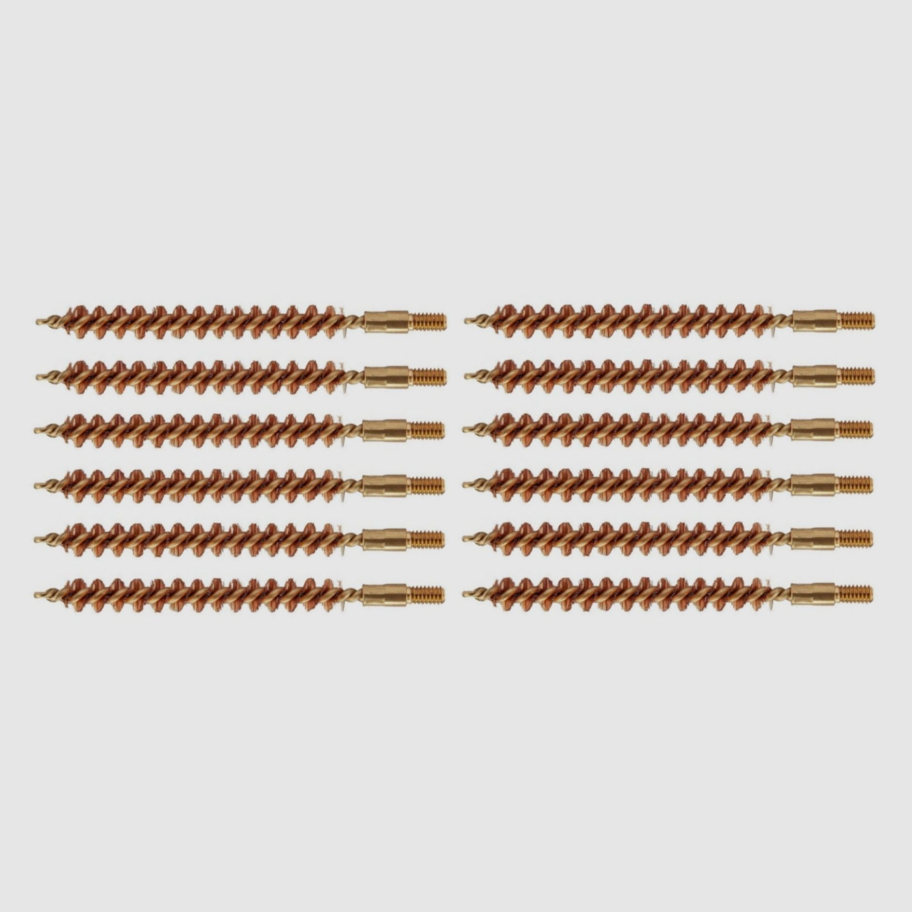 12 Laufbürsten Bronze 8mm Langwaffen