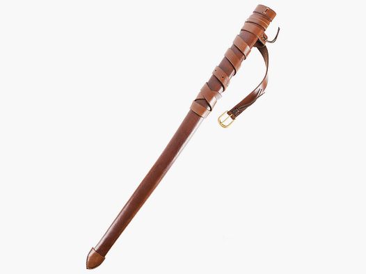 Leather sheath for medieval sword