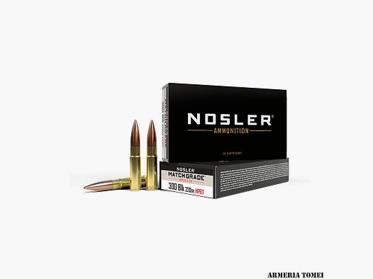 MUNITION – NOSLER – 300 AAC BLACKOUT 220GR HPBT SUBSONIC MATCHGRADE MUNITION (20STK) -51275